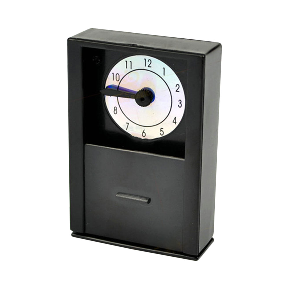 Black Miraculous Prop Decor Gadget Room Magic Home Table Prediction Clock Practical for DIY Art for Display