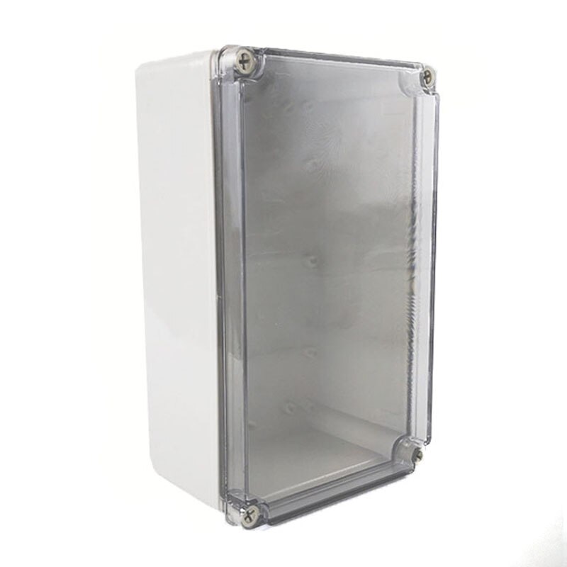 Waterproof Plastic Junction Box Transparent Cover Enclosure Electronic Instrument Housing Case Outdoor Project Distribution Box