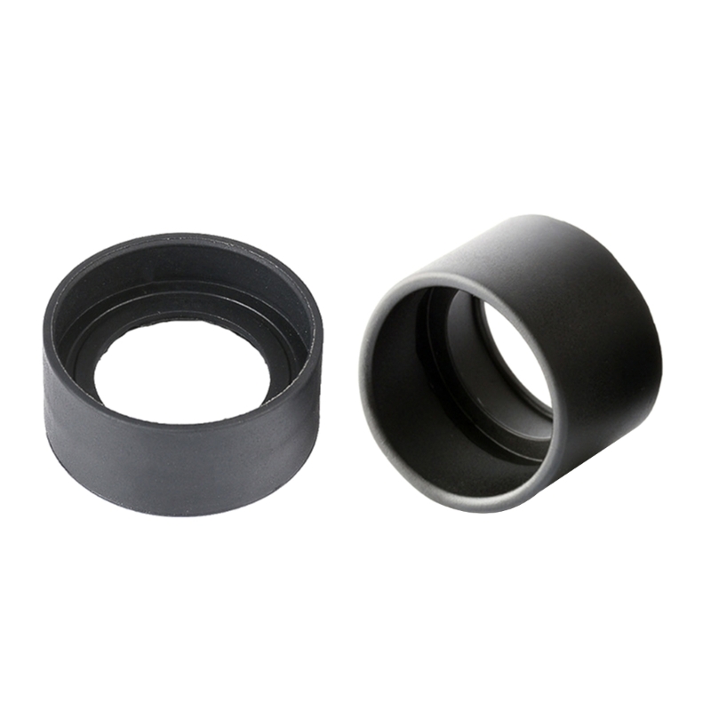Oculaire œilleton capuchons une paire jumelles protège-yeux stéréo Microscope partie télescopes œilletons diamètre intérieur