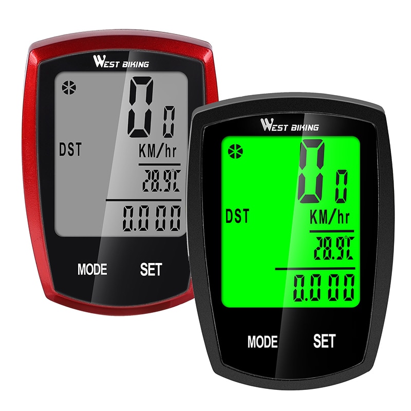 West Biking Bicycle Computer Cycle Bike Computer Wireless Speedometer for Bicycle Cyclocomputer Bycicle Speedometr Fiets Cycling