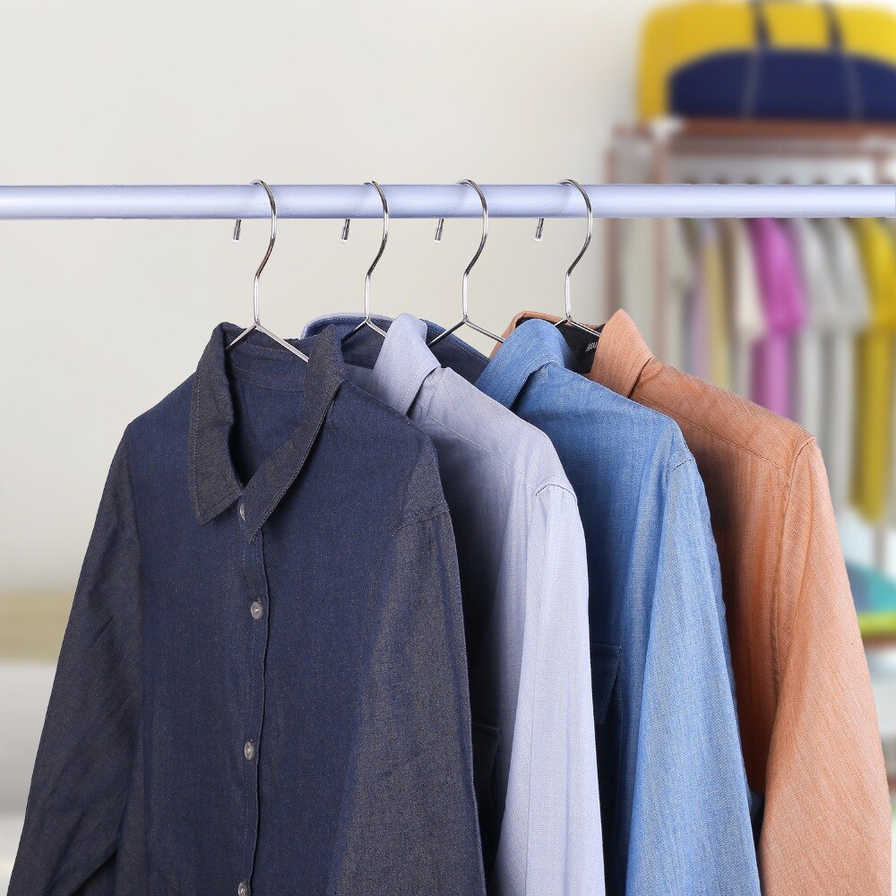 Hangerlink Super Strong Stainless Steel Metal Wire Hangers Clothes Hangers, Coat Hanger, Suit Hanger(20 Hangers /Lot)