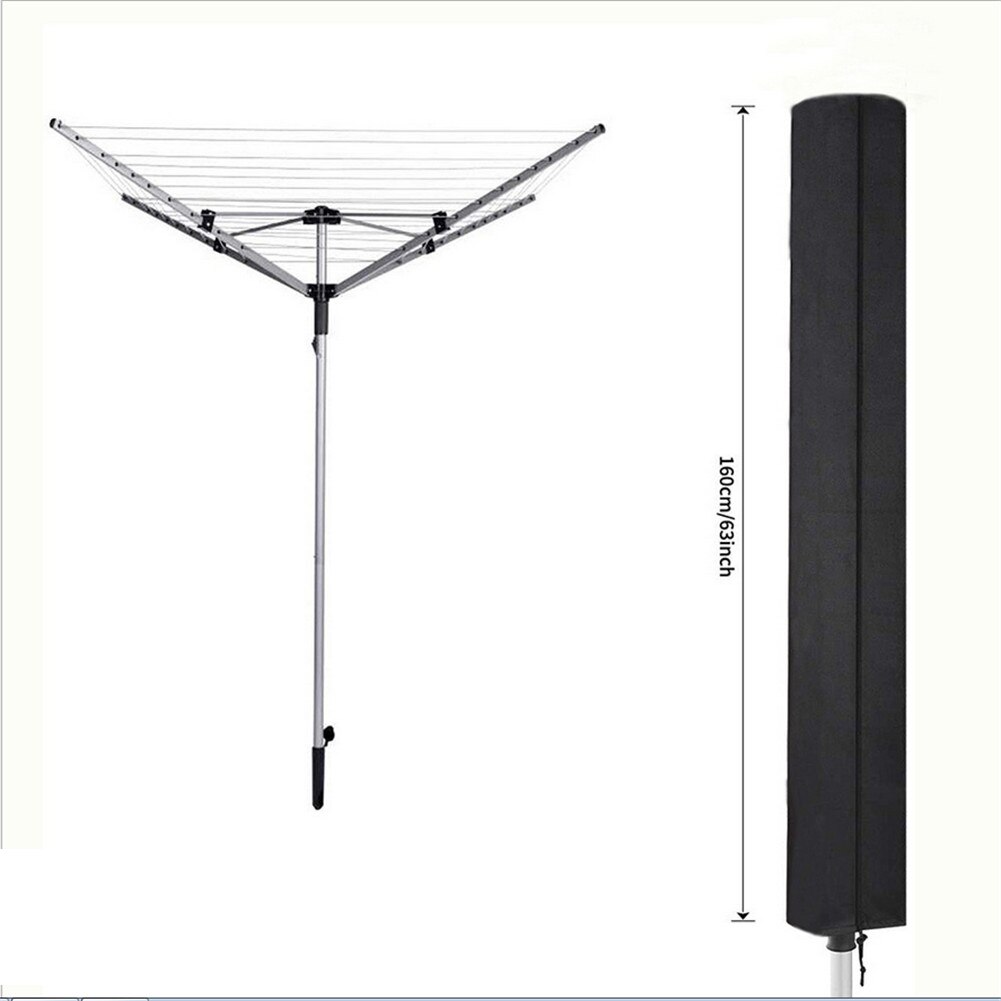 Washing Line Cover Waterproof Universal Fit with Zip Rotary Line Cover Can Be Used as Parasol Cover | Weather Resistant