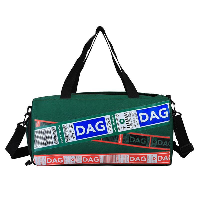 Oxford bolsa de viagem carry on bagagem sacos de ombro dos homens duffle sacos de viagem das mulheres tote grande saco de fim de semana: green