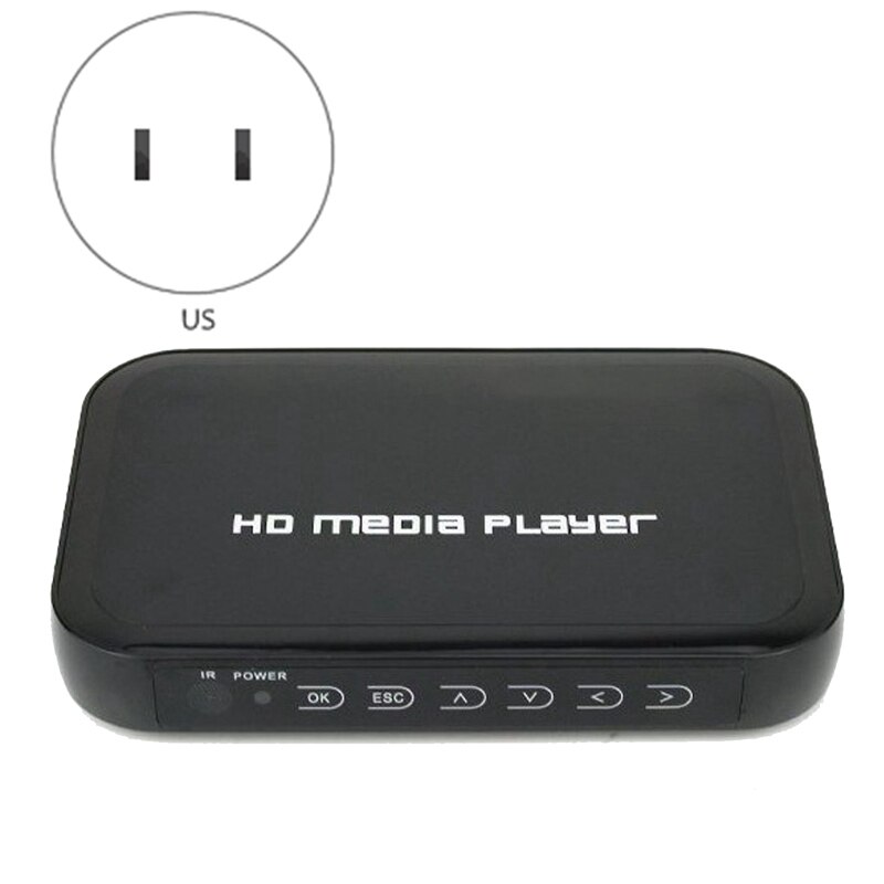 1080P Multimedia Player Full HD Media Player AV VGA HDMI Interface Multi-Language Multi-Function Video Player