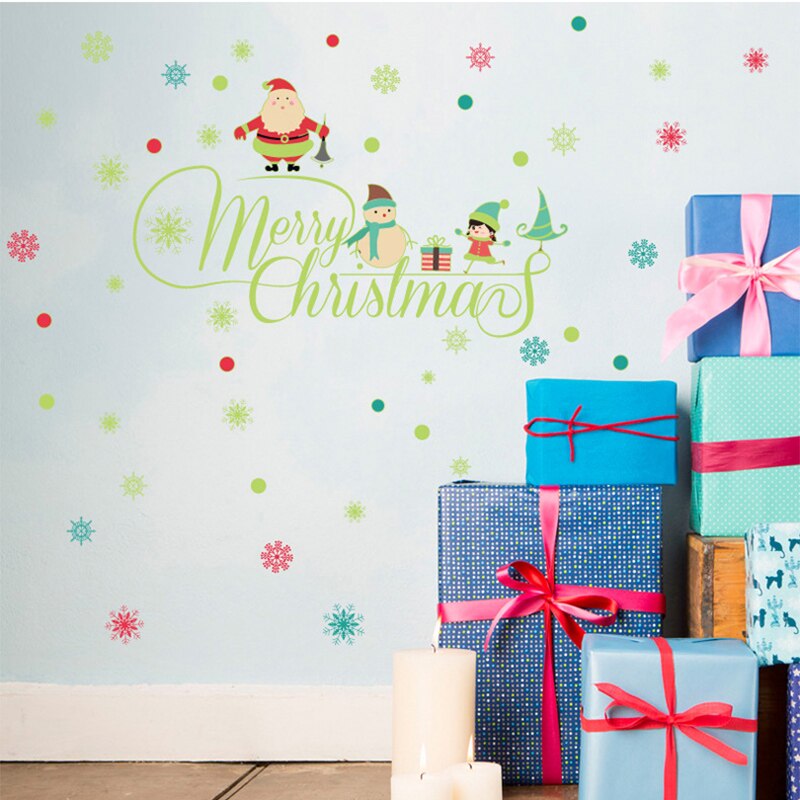 Frohe Weihnachten Englisch Leuchtende Zauberstab Aufkleber Leucht Zauberstab Aufkleber Hause Dekoration freundlicher Gemütliche