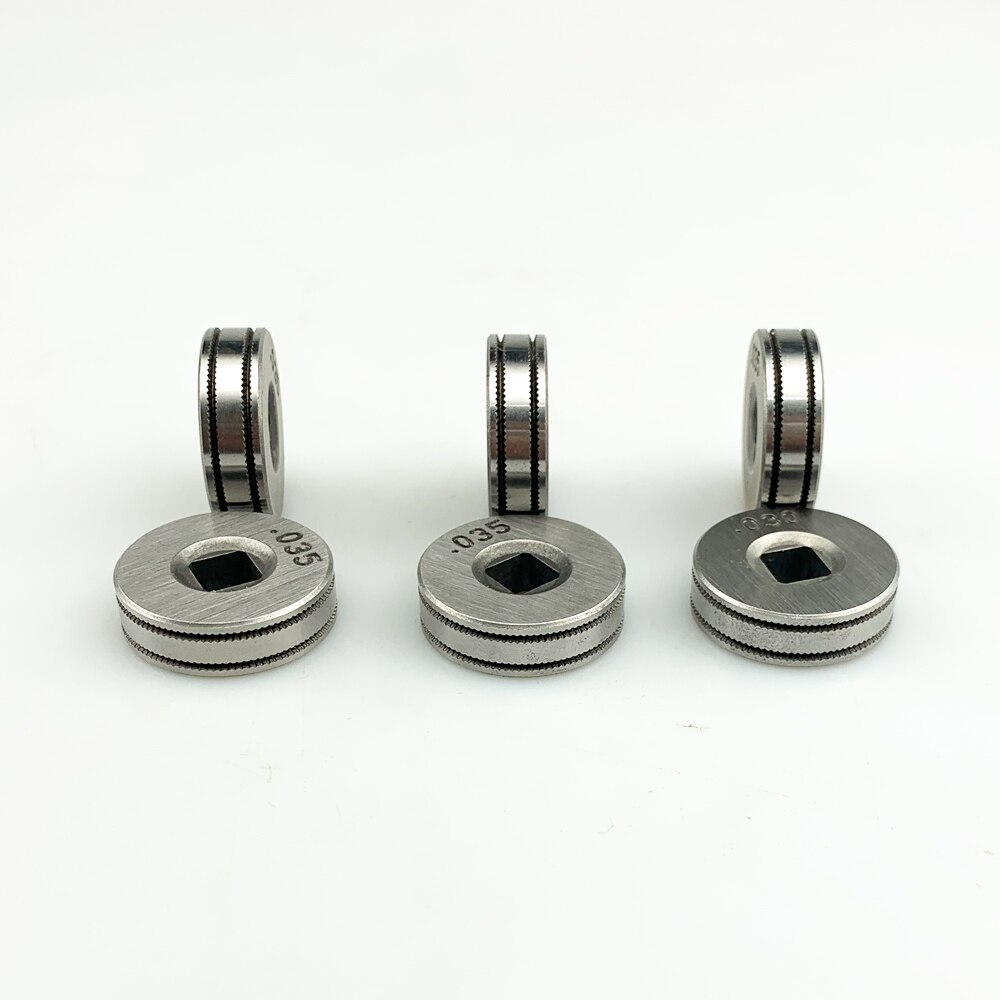 MIG/MAG Welding Machine 1KG Wire Feeding Roll V U K Knurl Groove 0.6mm 0.8mm 1.0mm of Steel Aluminum Flux Cord SSJ-16