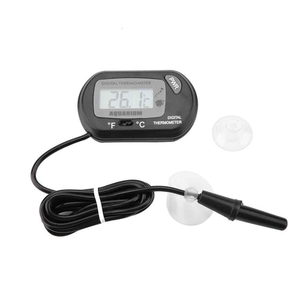 2 Kleuren Kleine Formaat Digitale Vis Aquarium Thermometer Temperatuur Meten Meter Machine Huisdier Producten
