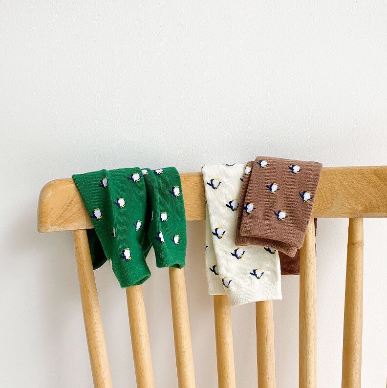 8812 Ins Koreaanse Versie Tij Sokken Kinderen Kalf Sokken Herfst Winter Cartoon Jongens En Meisjes 'Straight Board Sokken