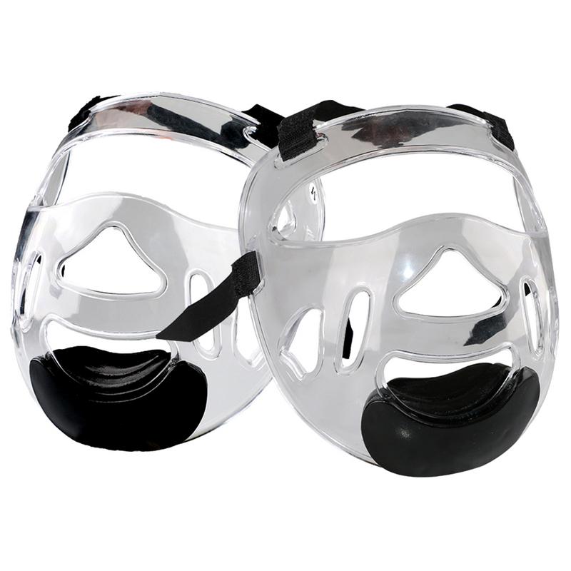 Protector facial transparente para hombre y mujer, protector de cabeza, máscara de casco de Taekwondo extraíble, equipo de protección para deportes