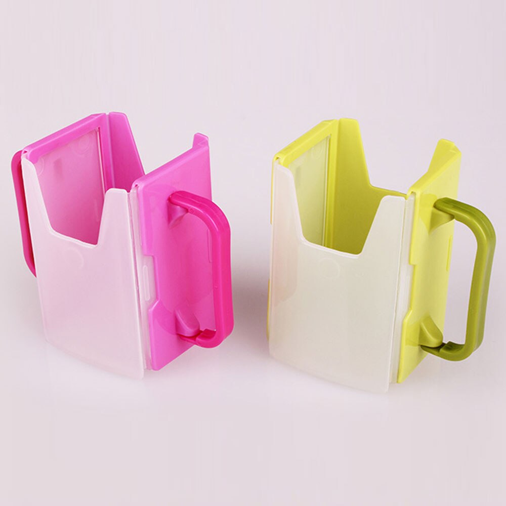 Infant Baby Bottle Cup Milk Holder Adjustable Safety Baby Toddler Juice Milk Box Drinking Bottle Cup Holder Anti-Spill Container