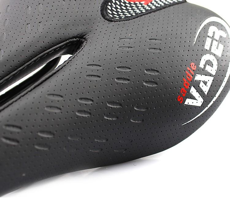 Banco de ciclismo vader branco e preto, banco de bicicleta para estrada mtb, mulheres e homens à prova d'água, couro pu confortável