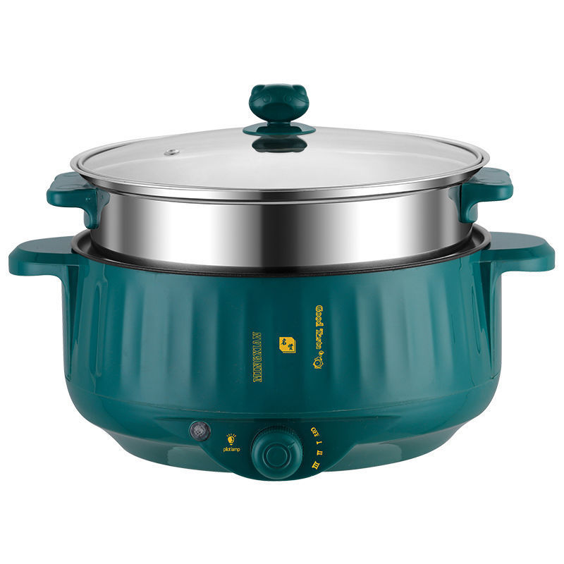 Olla arrocera eléctrica multifuncional, utensilios de cocina antiadherentes, olla para sopa, MultiCooker, electrodomésticos de cocina, 1,7/3.2L: Azul marino