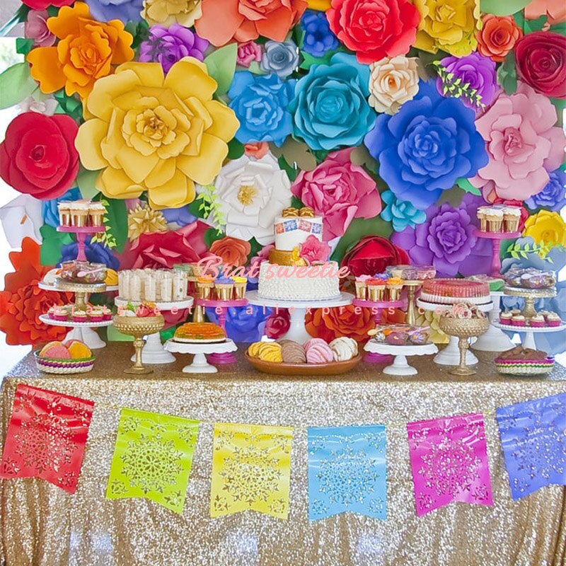 Guirlande bandérole de fête mexicaine | Décorations de mariage pour fête sur le thème du mexique de la journée des morts, fournitures de fête de Mayo