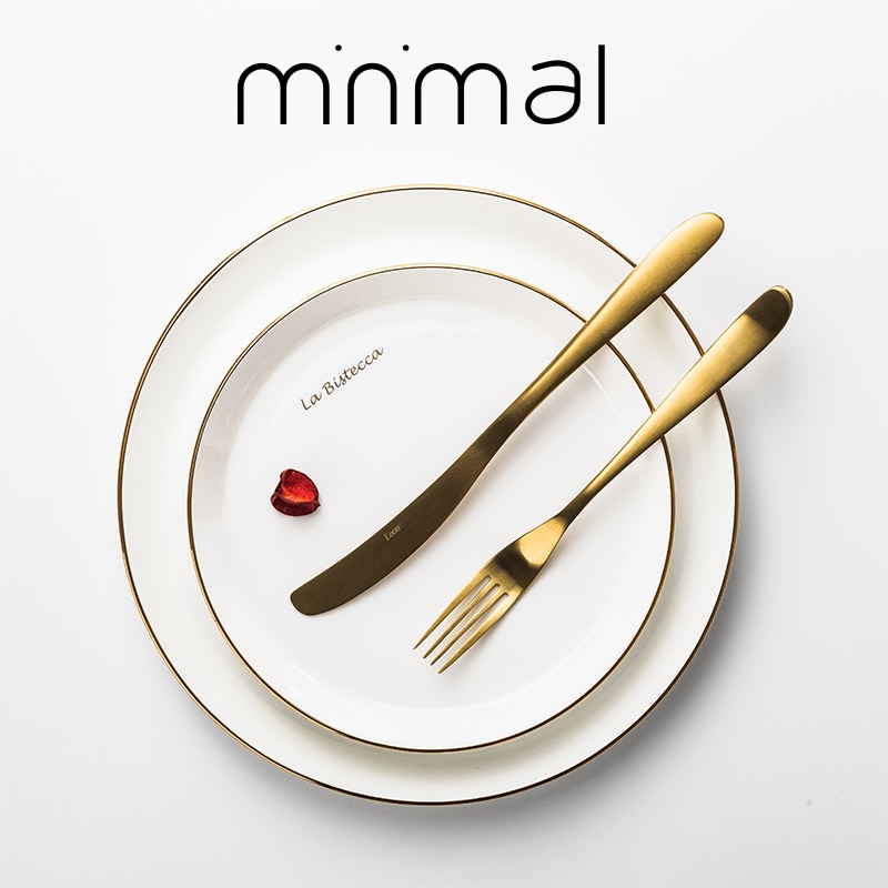 Nordic Ceramic Dinner Plates Beef Flat Plate Tableware Round Solid Color Dessert Dish Simple and Salad Cutter Dishes