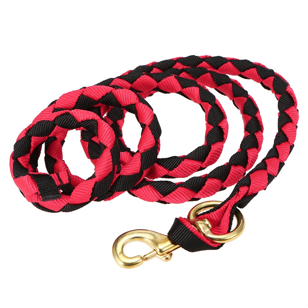 Gevlochten Paard Touw Paard Toonaangevende Touw Gevlochten Paard Halter Met Messing Snap 2.0M / 2.5M / 3.0M
