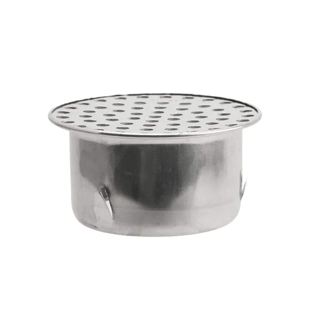 Coperchio di scarico per bagno in acciaio inossidabile ricevitore per capelli Tappo di drenaggio per balcone Tappo per tetto esterno da giardino Filtro da pavimento antiblocco: Rosso