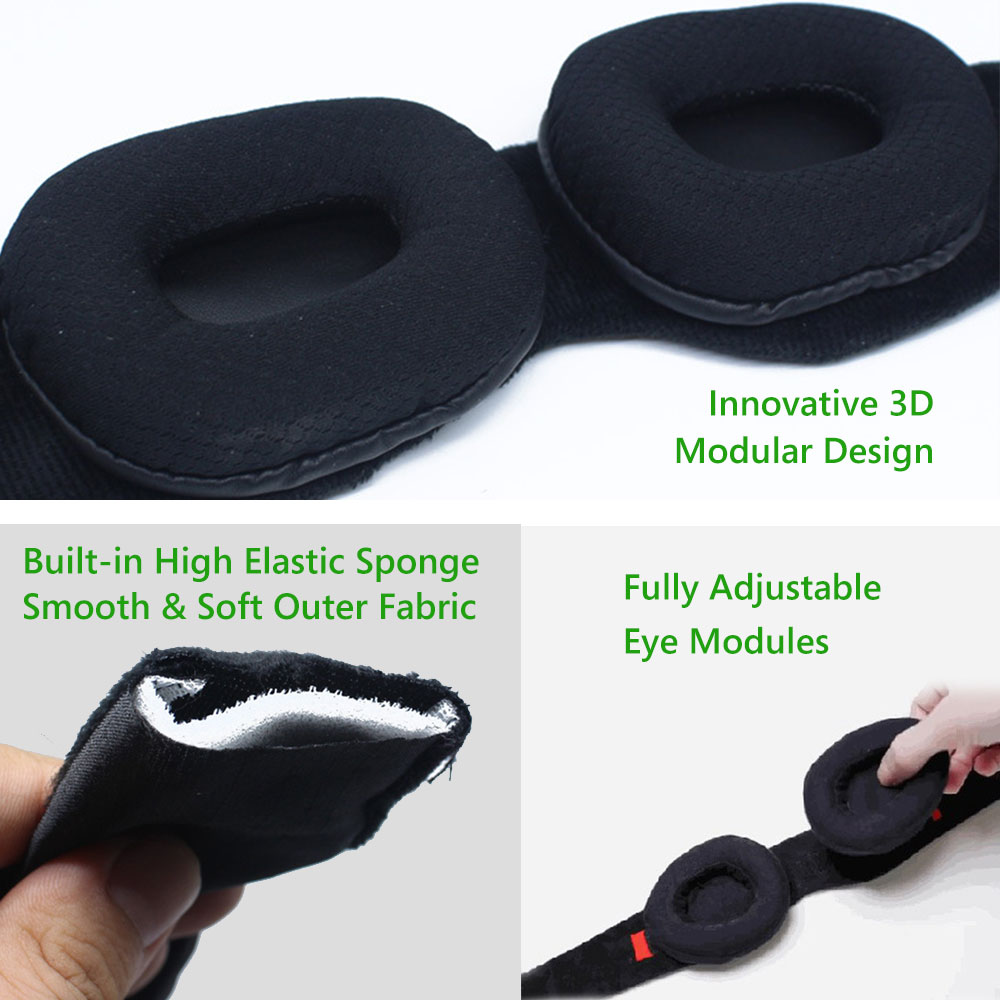 Sleeping Eye Mask Manta Modular Adjustable 3D Breathable Travel Eyepatch Rest Napkins Artifact Soft Eyeshade Cover Anti-insomnia