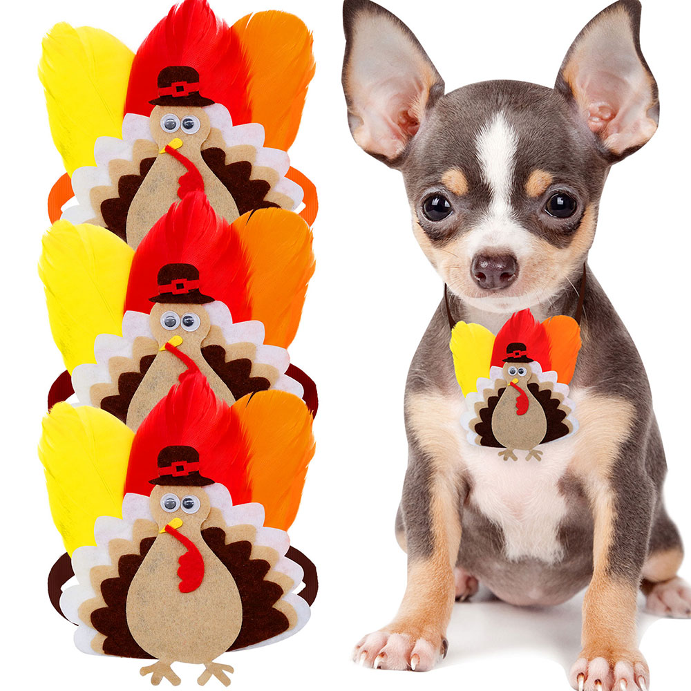 20/50 stuks Thanksgiving Hond Bowtie Turkije Herfst Kleine Hond Kat Strikje Mode Strikje Hond Thanksgiving Hond Accessoires dierbenodigdheden: S