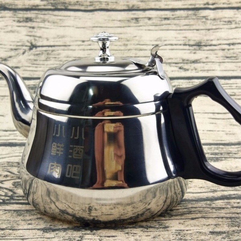 Edelstahl Teekanne Restaurant Filter Teekanne Edelstahl Teekanne Wasserkocher Filter Teekanne Induktion Herde Verdickung Kochen