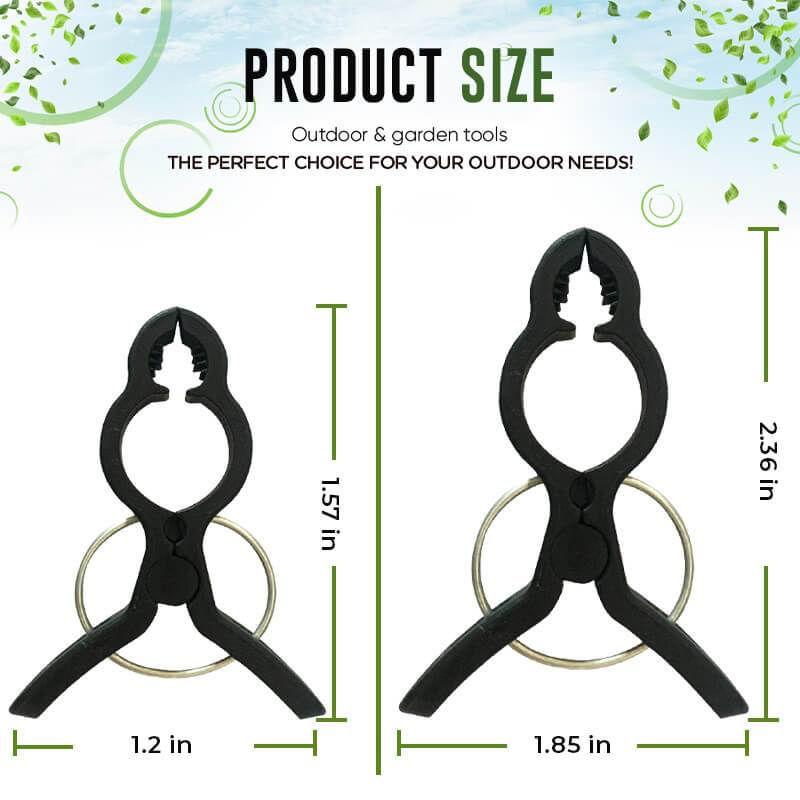 20pcs Plant Vines Fixing Clips grape climbing clip Garden plastic clip Tomato Clamp Plant clip Gardening garden Loofah clip: S L TOTAL 20 PCS