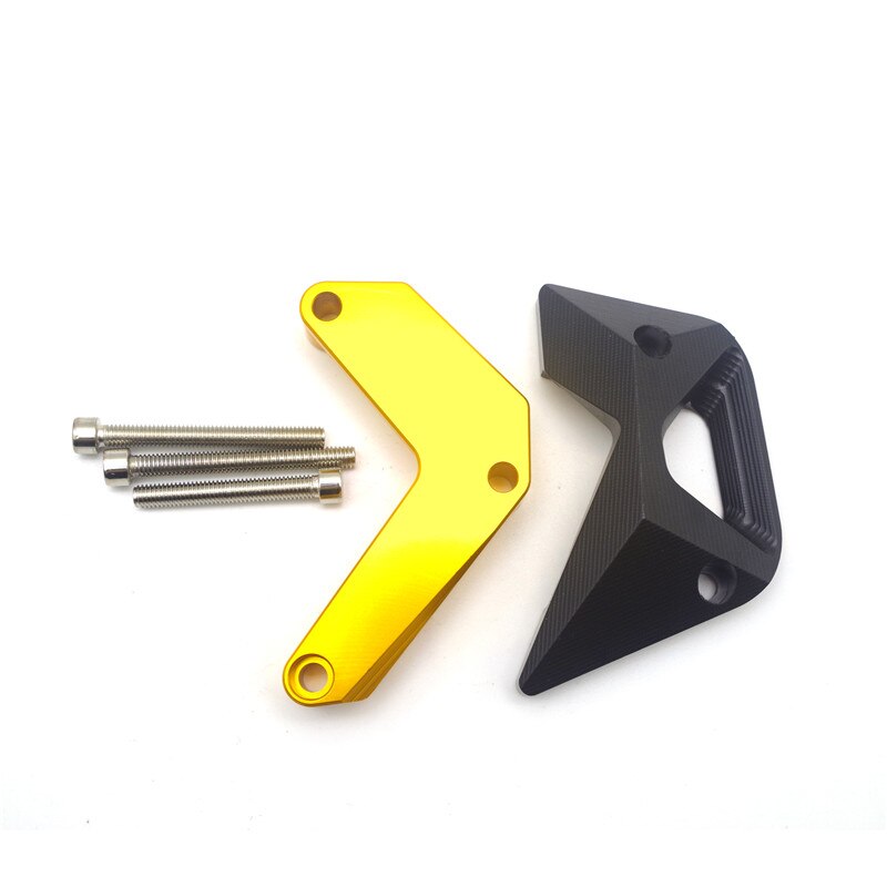 Protector de aluminio CNC para moto r de moto rcycle Protector lateral de motor Cubierta protectora para Kwawasaki Z900 Z1000: Dorado