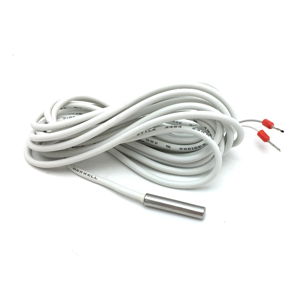 3 meters White Metal Sensor Probe for Temperature Controller Room Thermostat