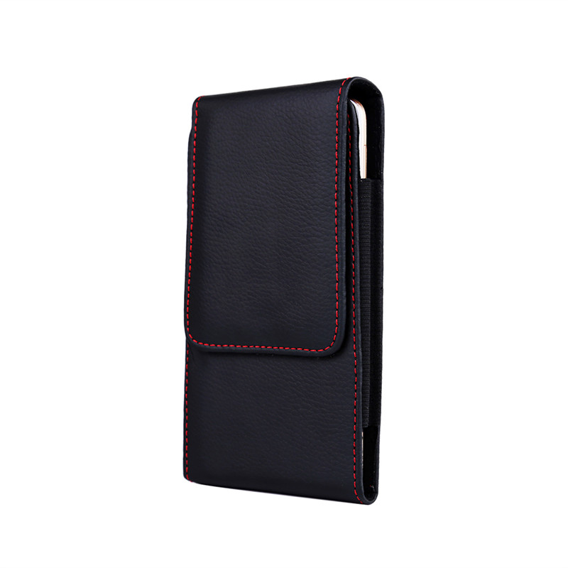 Universal Lichi Leather Phone Pouch Case For AGM A9 H1 X3 X2 SE X1 Mini X2 Pro Max A2 Cover Belt Clip Holster: For AGM A9