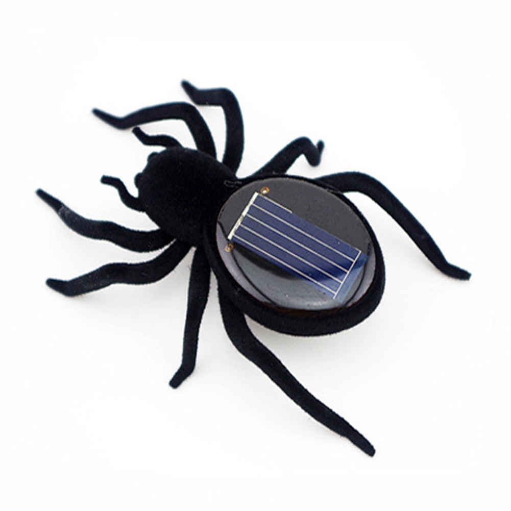 Novelty Gadget Solar Power Robot Insect Car Spider For Children's Christmas Toys Xmas Festival