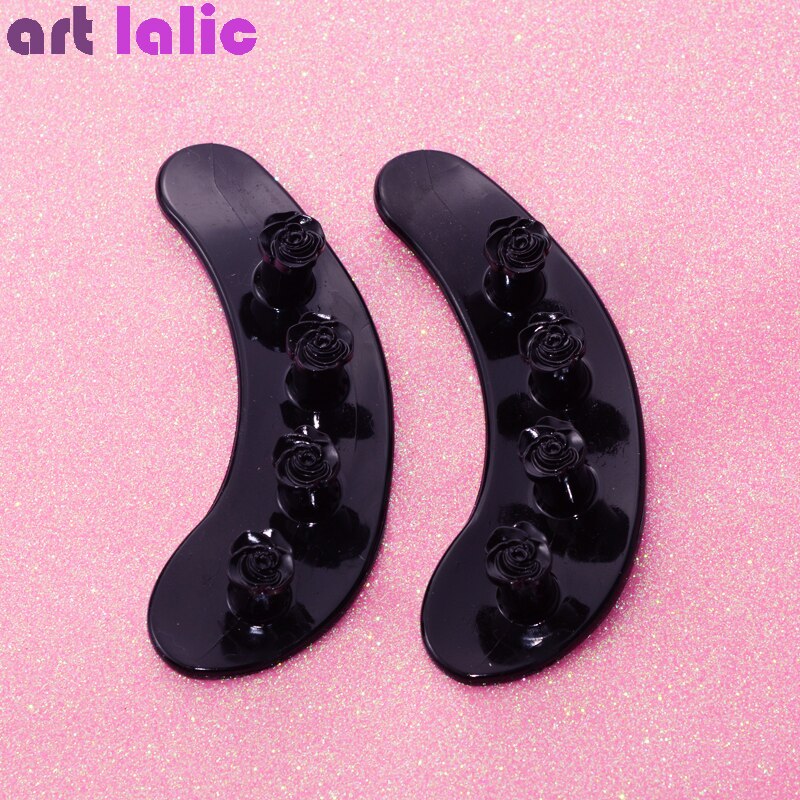 2 Stks/pak Silicone Soft Form Vinger Separator Teen Spacer Beauty Nail Tool Flexibele Soft Silica Manicure Pedicure Willekeurige Kleur