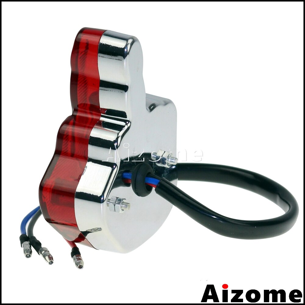 Motorfiets Middelvinger Led-achterlicht Voor Harley Chopper Yamaha Honda Cafe Racer Triumph Stop Achterlicht F *** U achterlicht