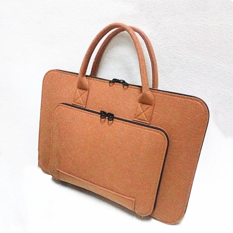 Men's and Women's Felt Laptop Bag Apple Notebook Bag Business Briefcase