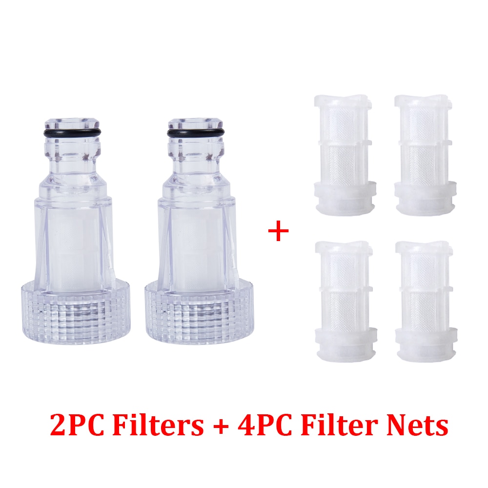 2 Stks/set Auto Wasmachine Water Filter Voor Karcher K Serie Hogedrukreiniger Verbinding Voor Karcher K2 K3 K4 k5 K6 K7