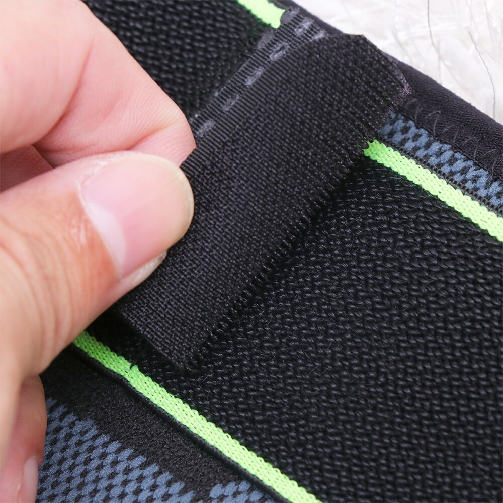 1 Paar Nylon Sport Beschermende Kleding Ondersteuning Druk Knie Pads Ademend Knie Protector Sleeve Voor Basketbal Klimmen (Blauw Si