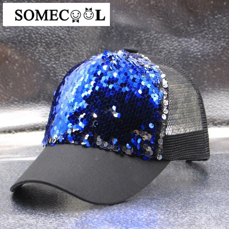 Adult&kids Baseball caps Club Bar Party Dancer Sequin Cap Children Baseball Cap Glitter Sparkling Shiny Hats Adjustable H9