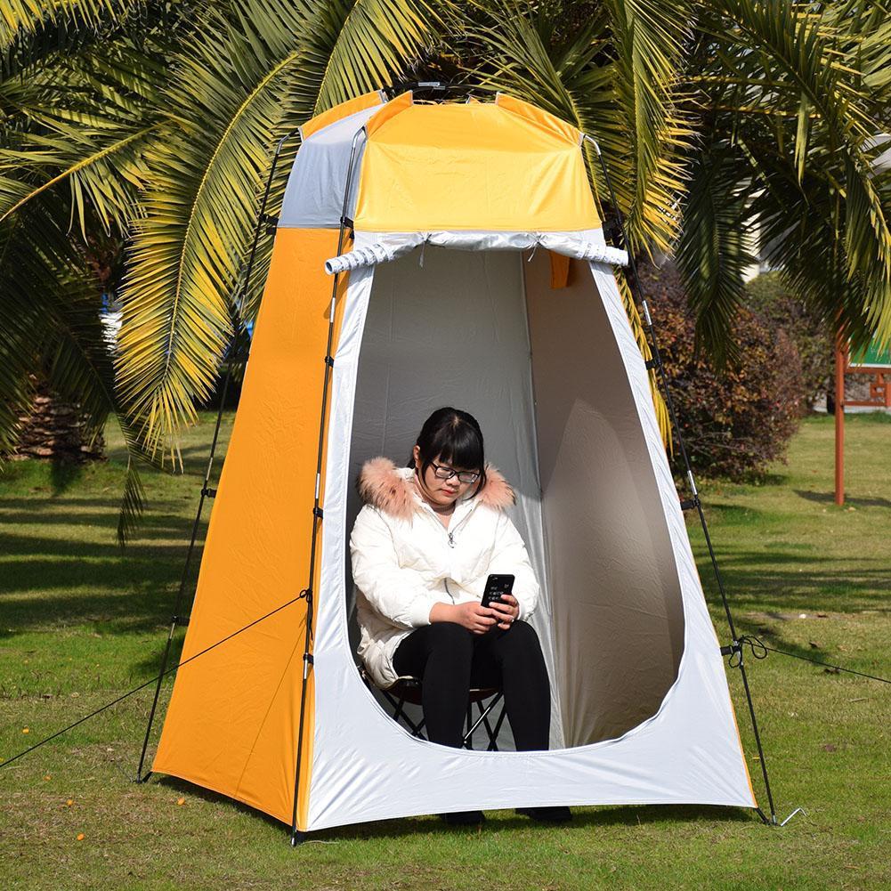 Ducha portátil de privacidad, baño, cambiador impermeable, tienda de campaña, refugio para exteriores, refugio para habitación de playa, 1 ud.