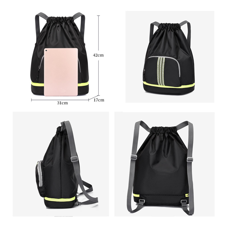 Sports Bag Women's Drawstring for Male Large Cycling Basketball Female Weekend Luggage Travel Yoga Backpack Men