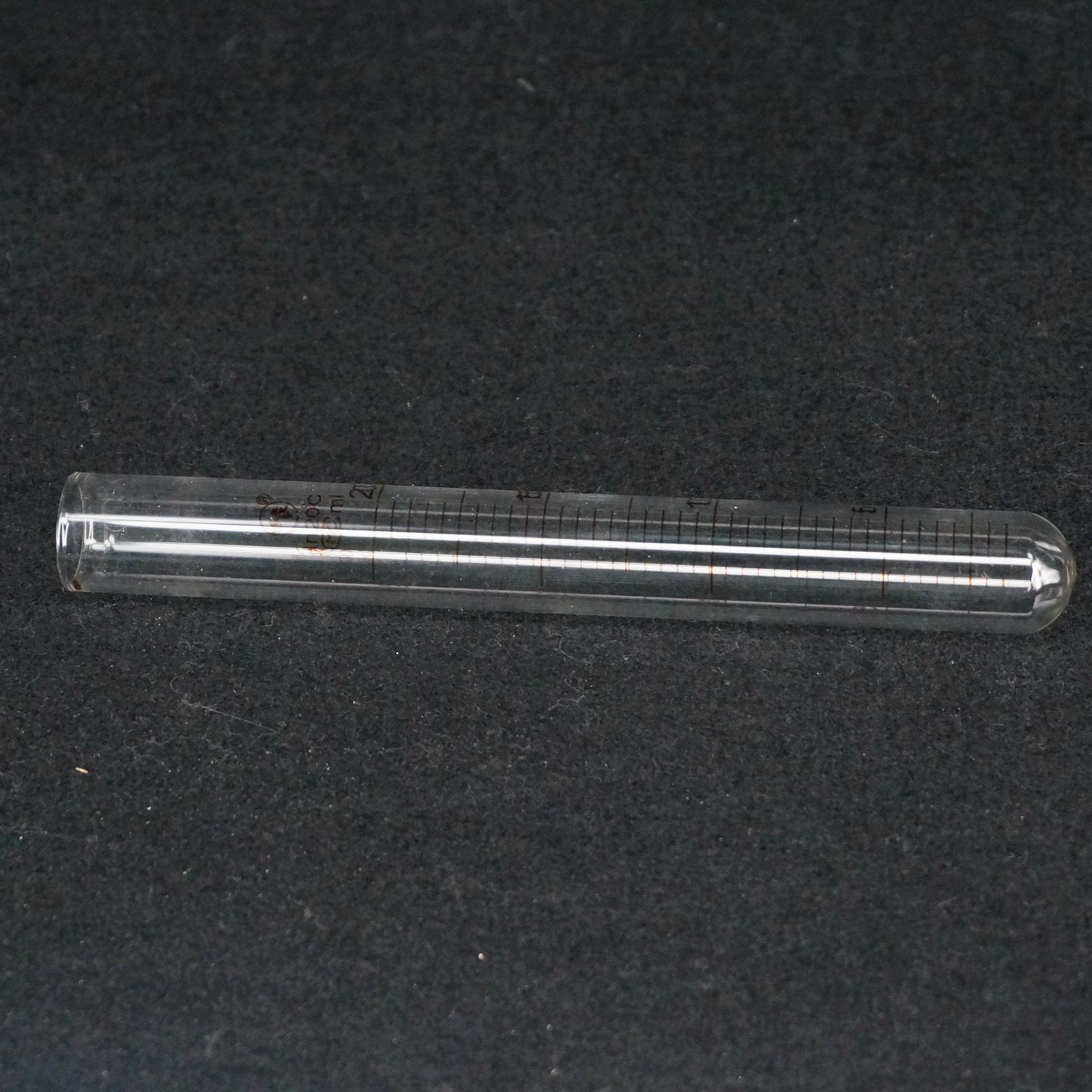 LOT 5 échelle ligne 20ml verre Tube à essai fond rond pour laboratoire de chimie