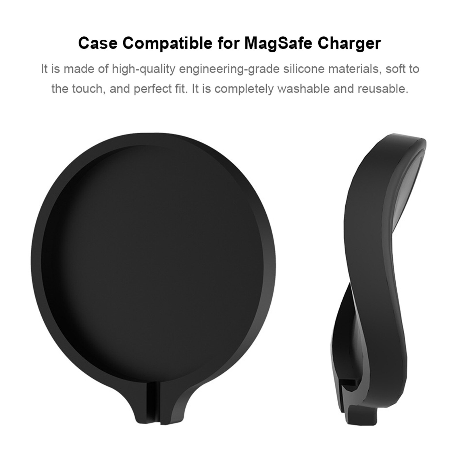 Per Magsafing caricabatterie Wireless custodia protettiva in Silicone ricarica magnetica per IPhone 12/12 Pro/mini custodia protettiva antiurto