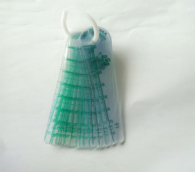 JST Automotive industry Thickness tester meter gauge Plastic Plug Feeler Gauge Gap Filler Measuring Tool with PVC Sheet