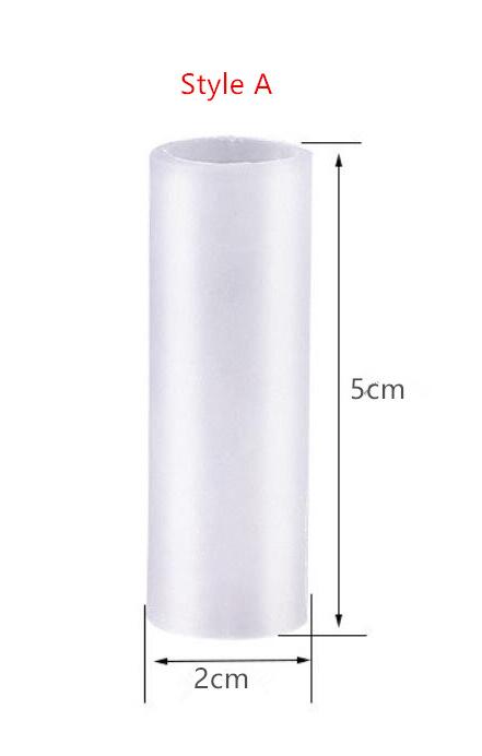 2Pcs Silicone Finger Toe Protector Separator Pain Relief Corn Callus Remover Applicator Soft Gel Tube Pedicure Tool Foot Care: 2Pcs Style A