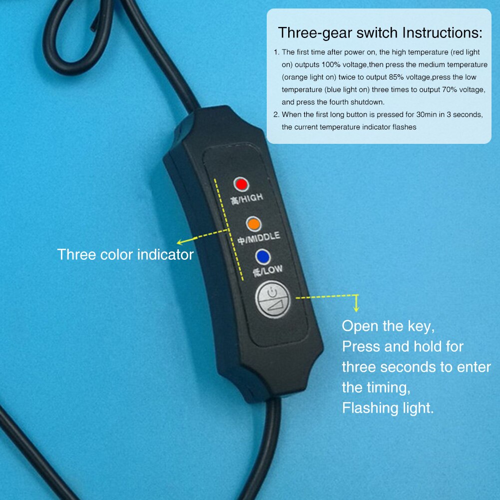 Portable Travel USB Powered Heated Eye Cover Soft Breathable Warm Therapy Stye Blepharitis Fatigue Relief 3 Gears Unclog Glands