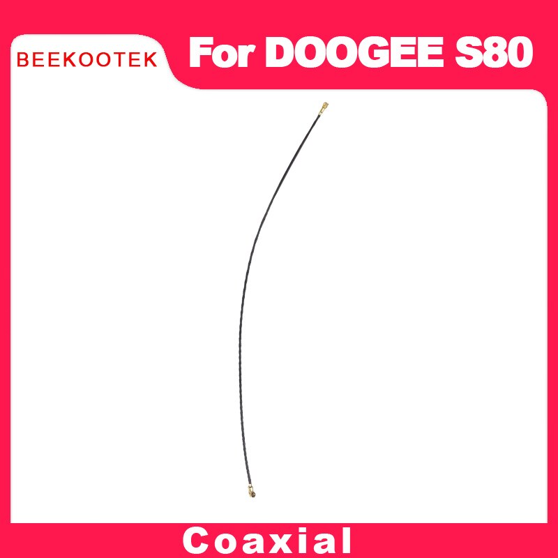 Beekootek original novo para dooge s80 lite, doogee s80 antena sinal wifi conector coaxial cabo cabo cabo cabo flexível antena fita