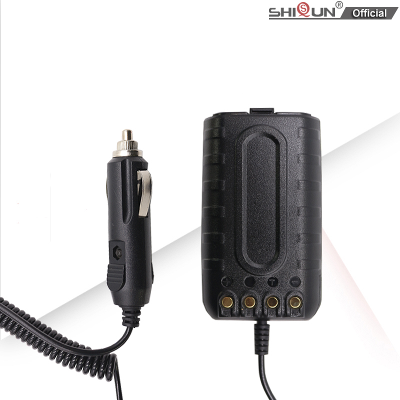 12V DC Auto ladegerät Batterie Eliminator für Quan sheng TG-UV2 plus 10W Walkie Talkie Original TG-UV2 plus Zwei-Wege-Radio Zubehör