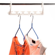 1 stks 3D Ruimtebesparend Hanger Magic Kleerhanger met Haak Closet Organizer Thuis Tool