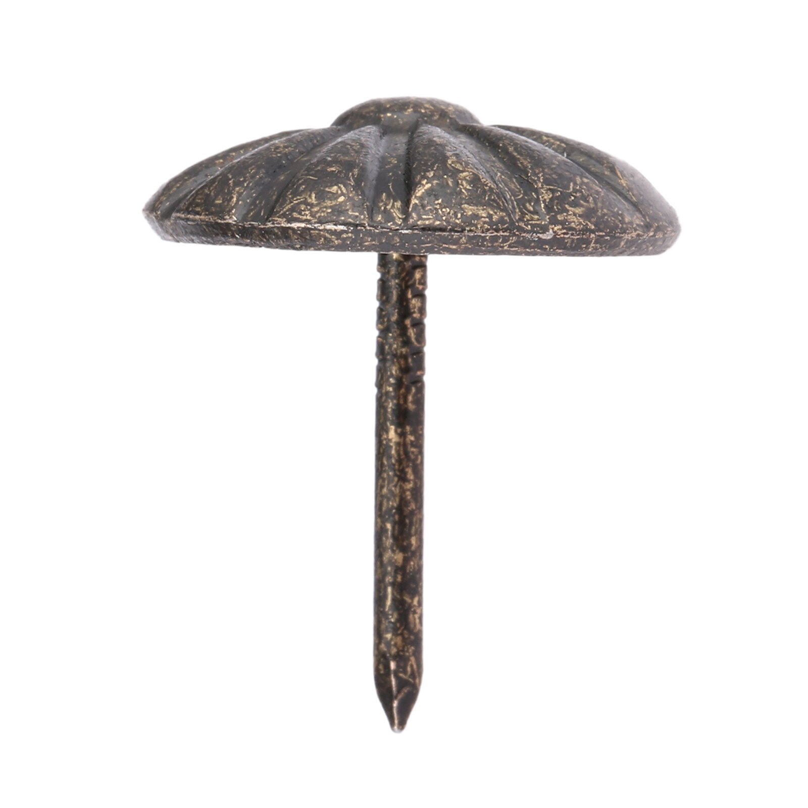 Tachuelas decorativas para tapicería, tachuelas para manicura, caja de para joyería, color bronce antiguo/oro, 19x20mm, 10 unidades