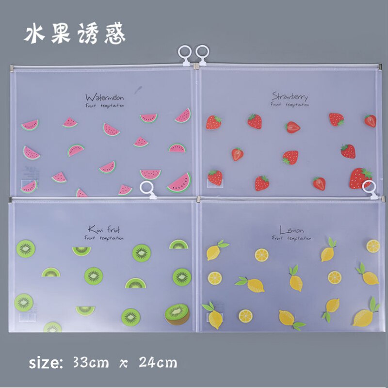 1pcs PVC Waterproof Zip Bag Document File Organize... – Vicedeal