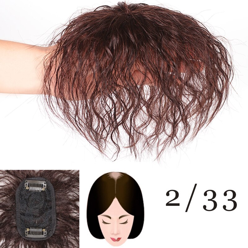 Synthetic Hair Pure hair Topper Hairpiece Women Curly Corn Beard Natural Hair Topper Clip Hair Clip Ins In Hair Extensions: A026-233
