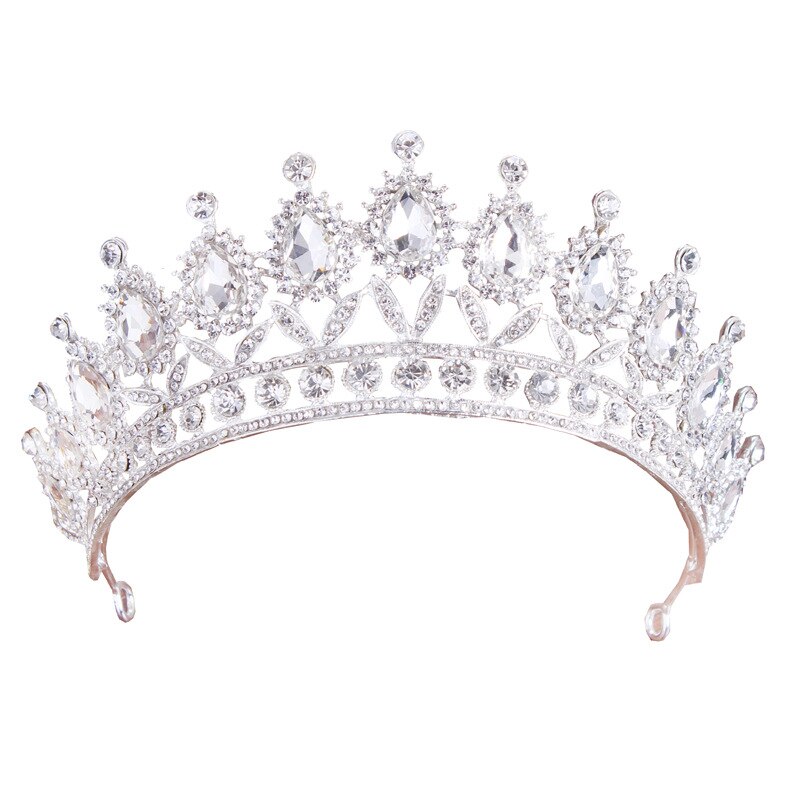 Luxus frauen Party abend halskette Tiara ohrringe schmuck setzt frauen Hochzeit Zubehör für bräute