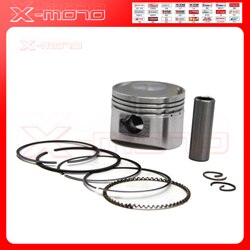 Lifan 125cc pièces de moteur dirt bike pit Piston-Kit-Rings-Pin-Cylinder-Gasket-52-4MM-14MM-LF125: Lavande