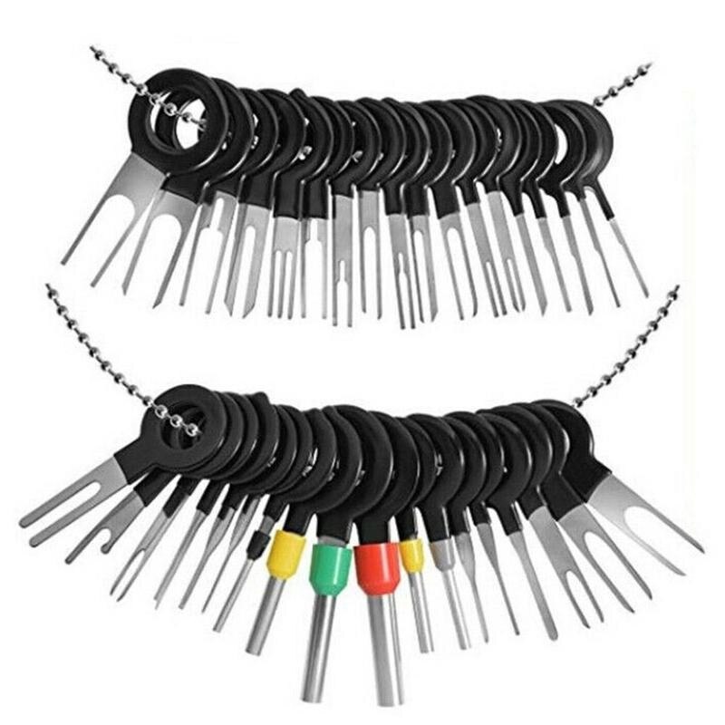 70pcs/set Terminal Ejector Kit Electrical Wire Crimp Accessories Kit Automotive Terminal Plug Connector Extractor Kit Eject Q1Y5